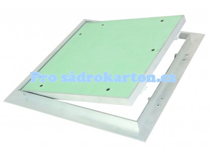 Revizní dvířka se sádrokartonovou deskou 12.5 GKBi, s tlačným zámkem konstrukce US (Velikost 600x600)