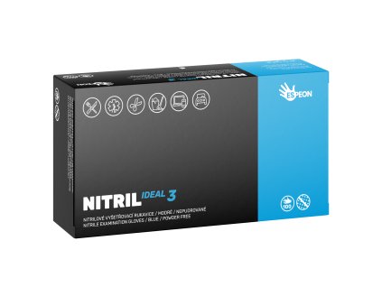 Nitril IDEAL3 modré