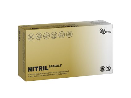 Nitril SPARKLE zlaté