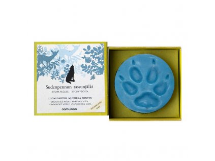 PŘÍRODNÍ MÝDLO SE STOPOU VLČETE 85G, BORŮVKA MÁTA