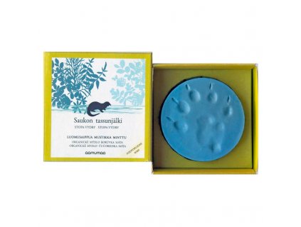 PŘÍRODNÍ MÝDLO SE STOPOU VYDRY 85G, BORŮVKA MÁTA