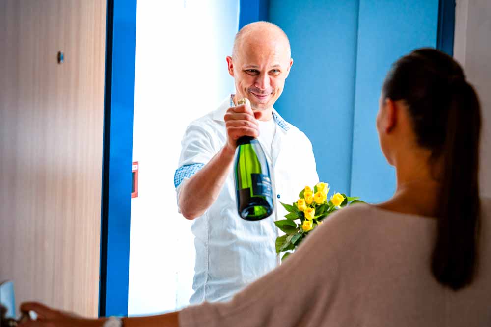 Champagne jako dárek