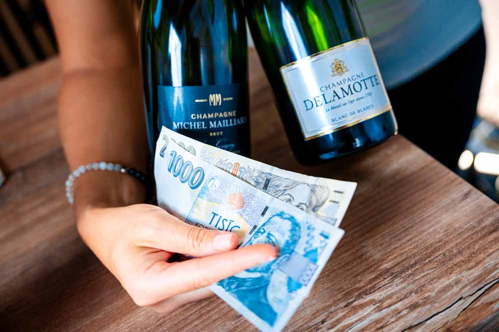 Champagne podle ceny