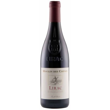 červené víno Lirac Moulin des Chanes z vinařství Plateau des Chenes