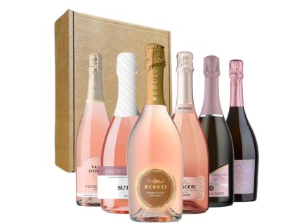 Degustační balíček Prosecco Rosé DOC 6x0,75 l top min