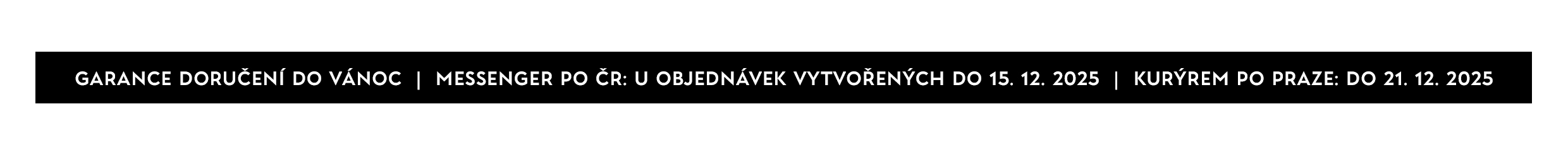 doručení do vánoc