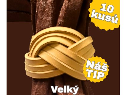 10 velkých kožených turbánků