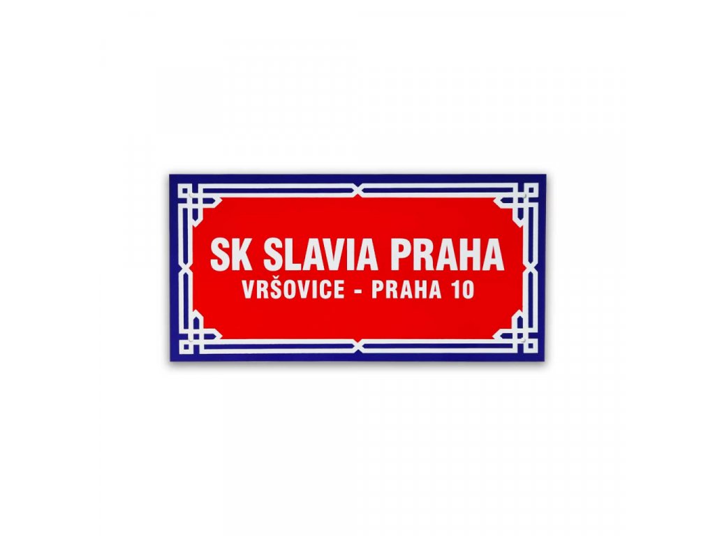 Cedule malá SK SLAVIA PRAHA 