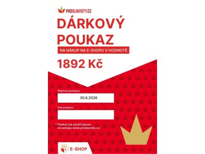 dárkov poukaz 1892