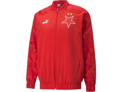 SKS Prematch Jacket Puma Red-Puma White