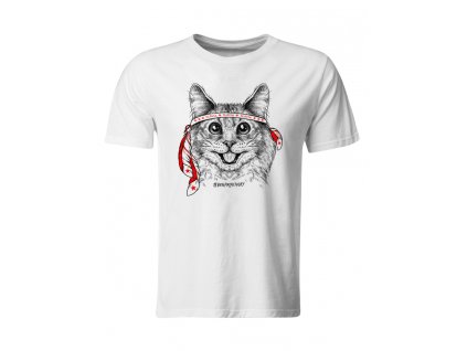 Fighter Cat T-Shirt Run for shelters