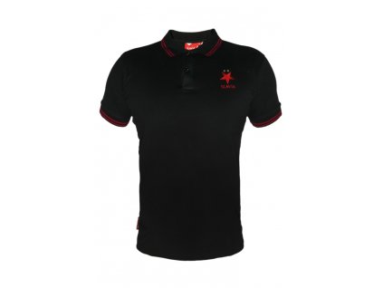 SLAVIA Black Premium Polo Shirt