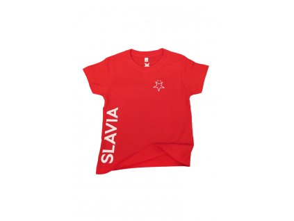 Child Red T-Shirt with logo Slavia