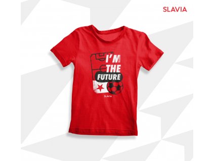 Child Red T-Shirt Future of Slavia