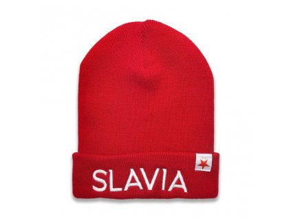 Slavia Red Beanie