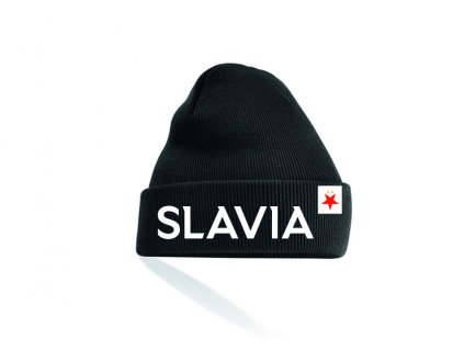 Čepice black Slavia