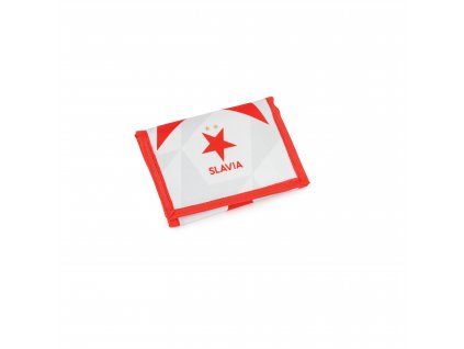 Red-white Slavia wallet for kids