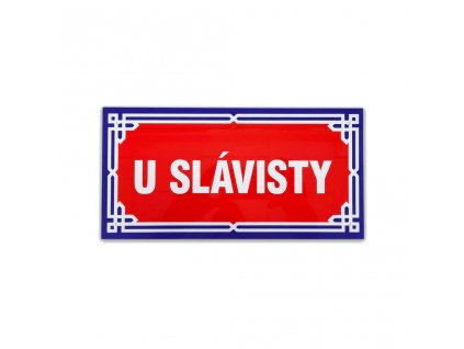 Small sign U SLÁVISTY