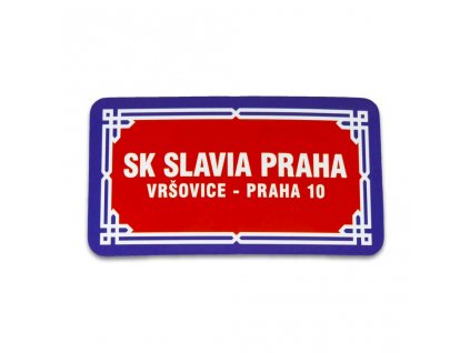 Magnet SK Slavia Praha cedulka