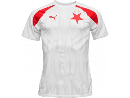 Předzápasové triko Puma Slavia white