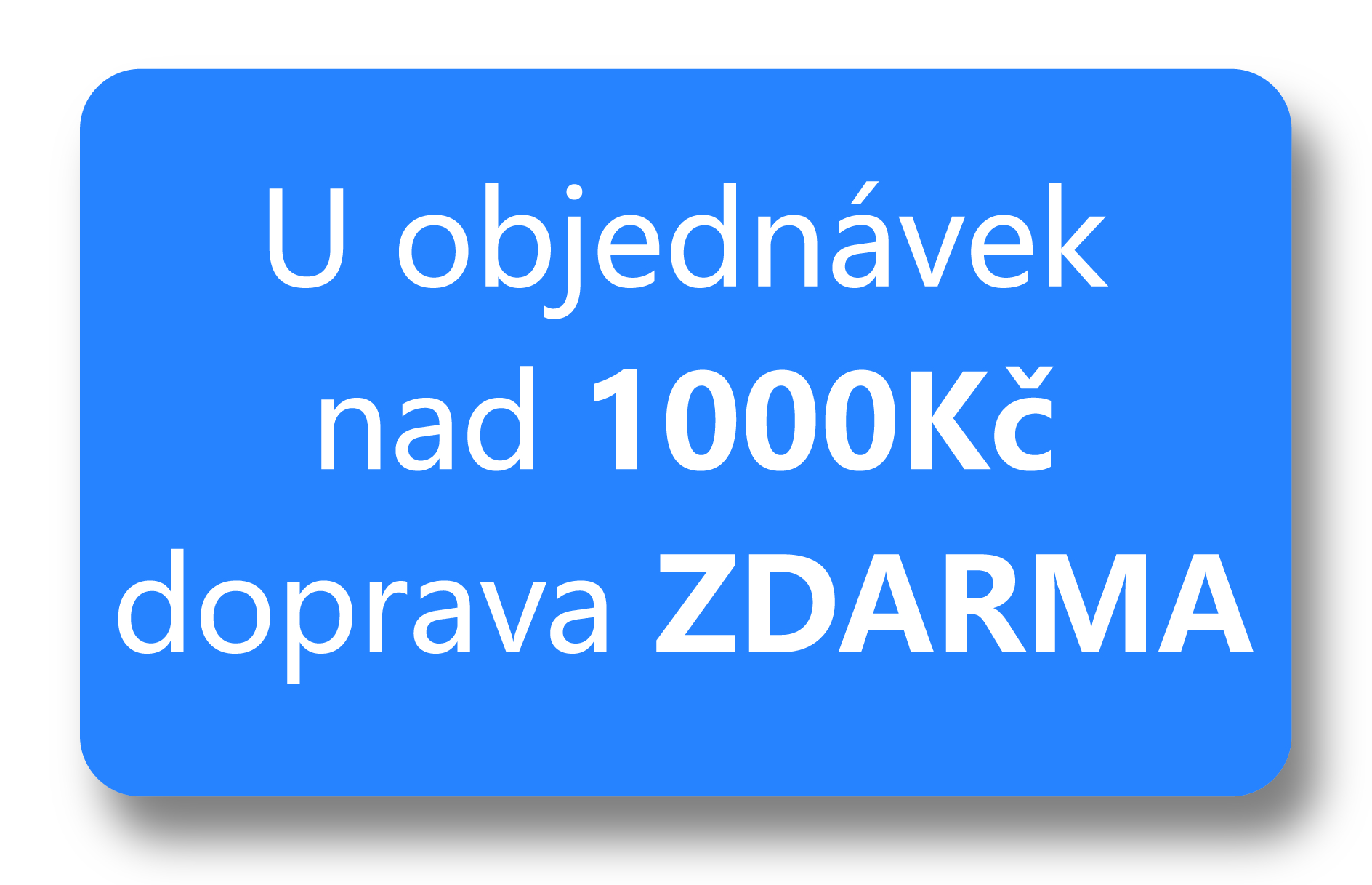 Doprava zdarma