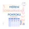 Měření čtenářského pokroku - návod + formulář