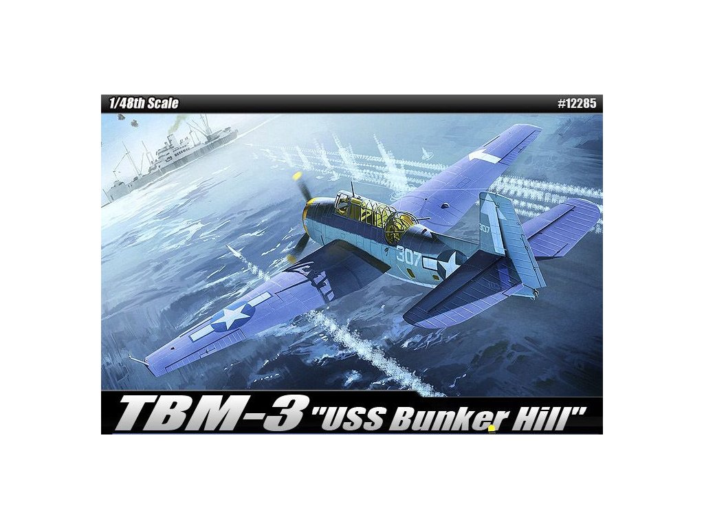 TBM-3 USS Bunker Hill 1:48