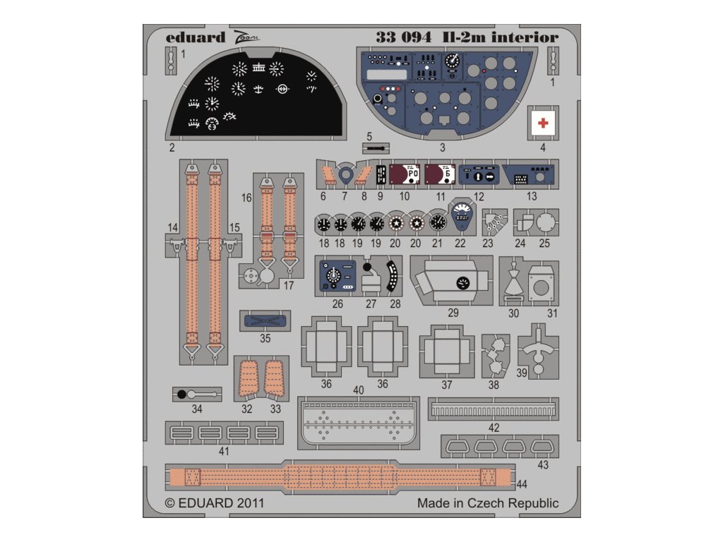 Il-2m interior S.A. 1:32 (Hobby Boss) 1:32