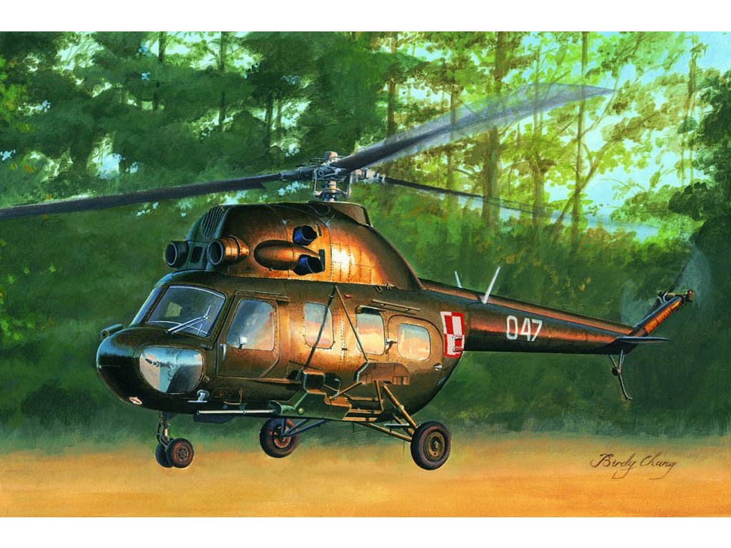 Mi-2US Hoplite gunship variant 1:72