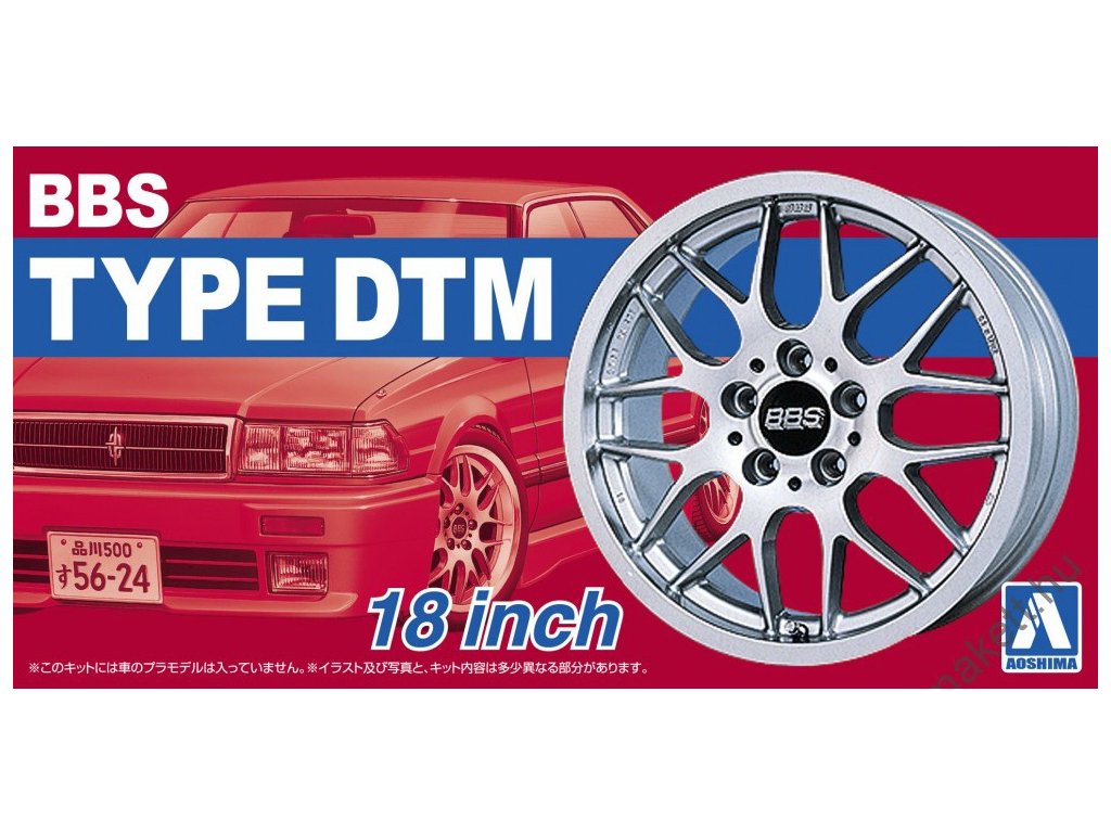 Aoshima Športové disky kolies s pneumatikami BBS DTM 18" 1:24 - Prospektor  Shop