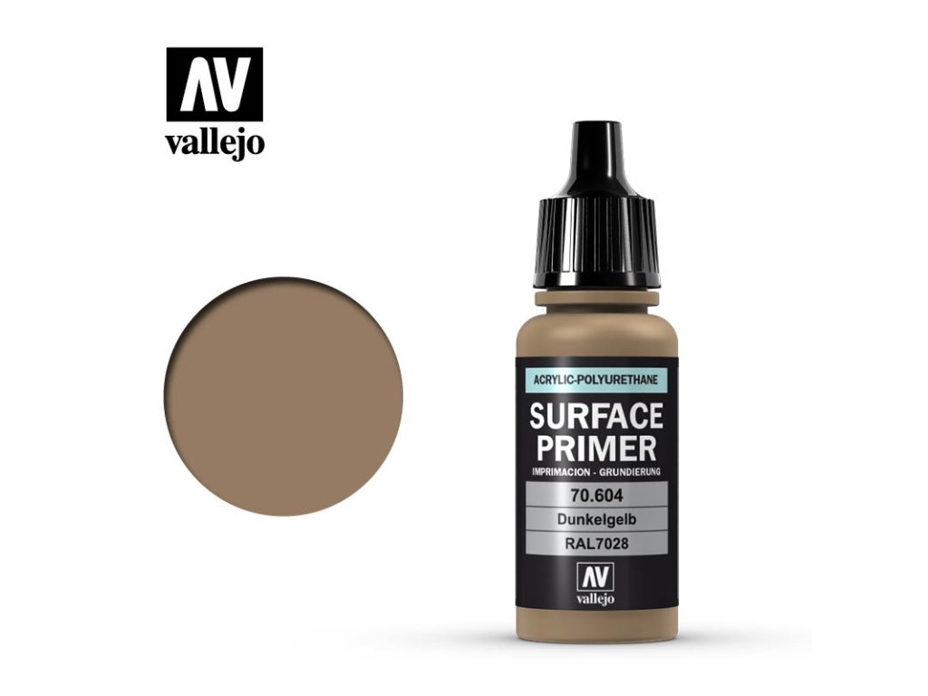 VALLEJO Model Color 17ml 70 604 Surface Primer Dunkelgelb German Panzer Yellow