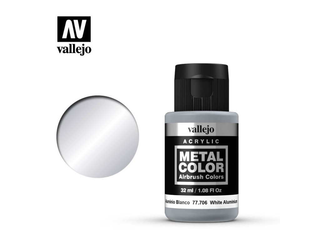 metal color vallejo white aluminum 77706