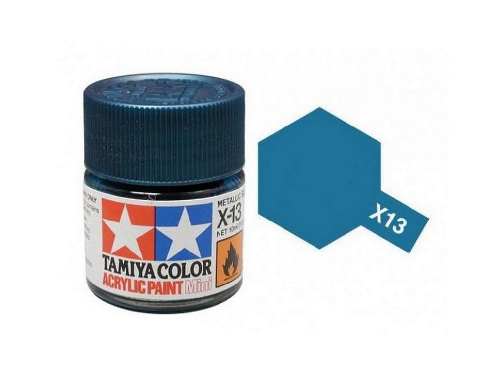 tamiya color x 13 blue metallic gloss 10ml