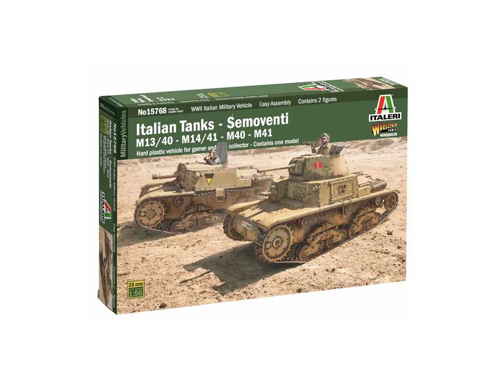 Model Kit military 15768 Italian Tanks Semoventi M13 40 M14 41 M40 M41 1 56 a100677789 10374