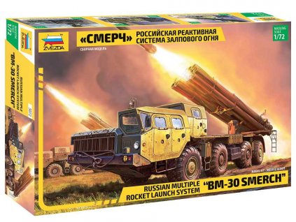 Model kit military 5072 Multiple Rocket launch system SMERCH 1 72 a137206718 10374