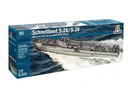 Model Kit lod 5625 SCHNELLBOOT S 26 S 38 1 35 a110159453 10374