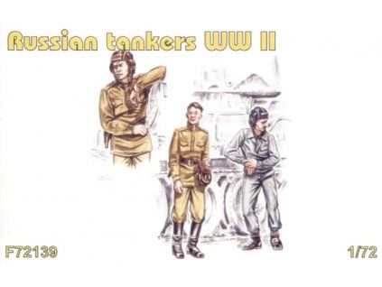Russian tankers WWII 1:72