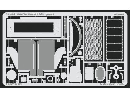 Fotolepty pre T-34/76 Model 1942 (Tamiya kit) 1:35