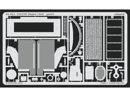 Fotolepty pre T-34/76 Model 1942 (Tamiya kit) 1:35