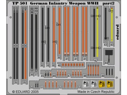 Nemecké pechotné zbrane z 2. sv. v. 1:35