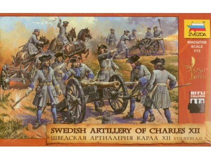 Swedish Artillery Of Charles XII. / Švédske delostrelectvo 1:72