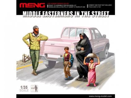 Middle Easterners in the Street / Obyvateľstvo Stredného východu 1:35