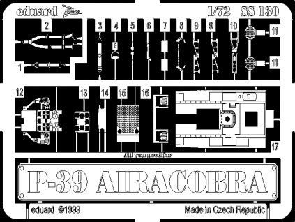 Detaily pre Bell P-39 (Academy) 1:72