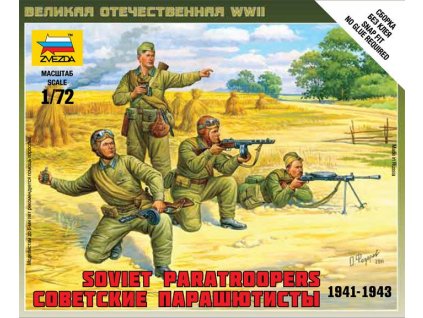 Sovietskí parašutisti / Soviet Paratroopers 1941-43 1:72
