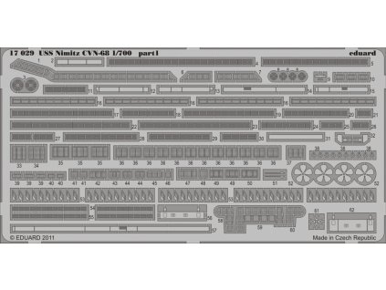 Detaily pre USS Nimitz CVN-68 1:700 (Trumpeter) 1:700