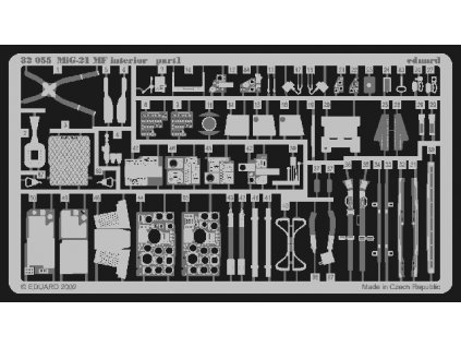 MiG-21MF interior 1:32 (Trumpeter) 1:32