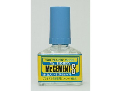 Mr.Cement S - Lepidlo na plast 40ml (špicatý štetec)