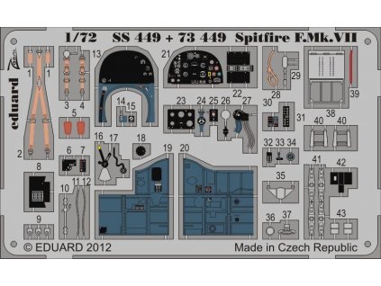 Spitfire F.Mk.VII (Italeri) 1:72