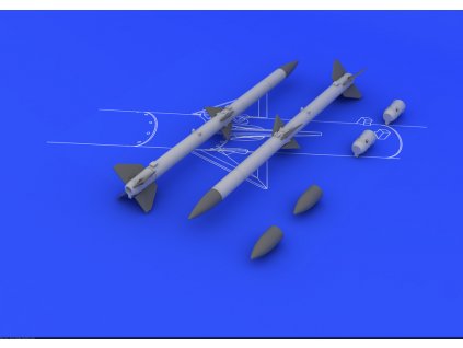 AIM-120A/B AMRAAM (2 ks) 1:48