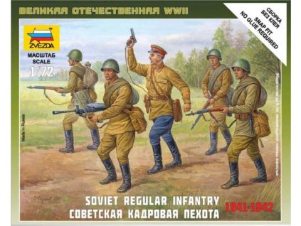 Soviet regular infantry  1941-42 1:72